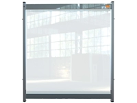 Een Bureauscherm Nobo modulair doorzichtig PVC 75x82cm koop je bij Alles voor uw kantoor
