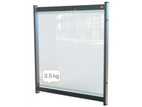 Een Bureauscherm Nobo modulair doorzichtig PVC 75x82cm koop je bij Alles voor uw kantoor