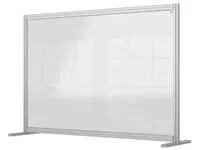 Een Bureauscherm Nobo modulair transparant acryl 1400x1000mm koop je bij Van Leeuwen Boeken- en kantoorartikelen