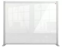 Een Bureauscherm uitbreidingspaneel Nobo modulair transparant acryl 1400x1000mm koop je bij KantoorProfi België BV
