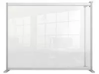 Bureauscherm uitbreidingspaneel Nobo modulair transparant acryl 1200x1000mm