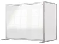 Een Bureauscherm uitbreidingspaneel Nobo modulair transparant acryl 1200x1000mm koop je bij Van Leeuwen Boeken- en kantoorartikelen