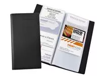 Een Visitekaartmap Sigel VZ172 voor 192 kaarten 90x58mm kunstleer zwart koop je bij L&N Partners voor Partners B.V.