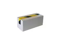 Een Waarschuwingstape IEZZY 50mmx66m zwart/geel koop je bij EconOffice