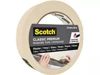 Een Afplaktape Scotch Premium Classic 24mmx50m beige koop je bij EconOffice