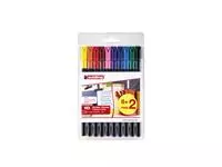 Een Fineliner edding 1200 fijn assorti set à 8+2 gratis koop je bij Unimark Office B.V.