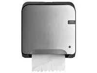 Een Handdoekdispenser QuartzLine Q14 Mini Matic XL zilver 441199 koop je bij Totaal Kantoor Goeree