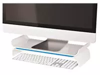 Een Monitorstandaard Leitz WOW Ergo verstelbaar blauw koop je bij EconOffice