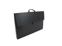 Een Tekenkoffer Balmar2000 42.5x55.5x3.3cm zwart koop je bij Kantoorvakhandel van der Heijde