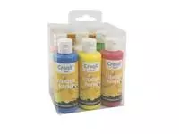 Een Vingerverf Creall Happy Ingredients 6 kleuren à 80ml koop je bij EconOffice