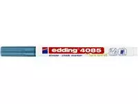 Een Krijtstift edding 4085 by Securit rond 1-2mm metallic blauw koop je bij KantoorProfi België BV
