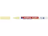 Krijtstift edding 4085 by Securit rond 1-2mm pastel geel
