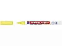 Krijtstift edding 4085 by Securit rond 1-2mm neon geel