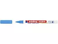 Krijtstift edding 4085 by Securit rond 1-2mm lichtblauw