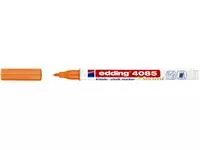 Krijtstift edding 4085 by Securit rond 1-2mm neon oranje
