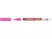 Krijtstift edding 4085 by Securit rond 1-2mm neon roze