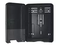 Een Handdoekdispenser Tork H3 Elevation C-vouw en Z-vouw zwart 553008 koop je bij MV Kantoortechniek B.V.
