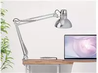 Bureaulamp MAUL Study met tafelklem chroom excl. LED lamp