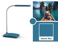 Bureaulamp MAUL Pearly LED voet dimbaar colour vario atlantic blue