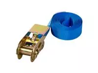 Spanband ProPlus blauw met ratel 3,5m