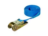 Spanband ProPlus blauw met ratel 5m