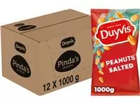 Een Pinda Duyvis gezouten zak1000 gram koop je bij Van Leeuwen Boeken- en kantoorartikelen