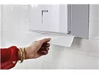Een Dispenser Katrin 988113 vouwhanddoeken metaal wit koop je bij EconOffice