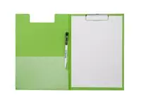 Klembordmap MAUL A4 staand met penlus PVC neon groen