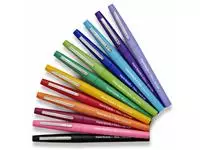 Fineliner Paper Mate Flair Tropical Vacation! medium assorti blister à 12 stuks