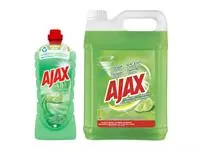 Een Allesreiniger Ajax Limoen fris 5L koop je bij Van Hoye Kantoor BV