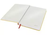 Een Notitieboek Leitz Cosy A5 160blz 100gr lijn geel koop je bij Van Hoye Kantoor BV
