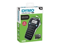 Een Labelprinter Dymo LabelManager 160 draagbaar qwerty 12mm zwart valuepack koop je bij EconOffice