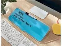 Een Glas Desktop Pad Leitz Cosy blauw koop je bij Van Leeuwen Boeken- en kantoorartikelen