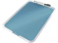Een Glas Desktop Flipover Leitz Cosy blauw koop je bij Van Leeuwen Boeken- en kantoorartikelen