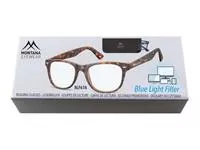 Een Bril Montana +0.00 dpt blue light filter zwart koop je bij KantoorProfi België BV