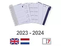 Organizer Kalpa A5 inclusief agenda 2024-2025 7dagen/2pagina's croco rose