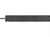 Een Stekkerdoos Brennenstuhl Bremounta 5-voudig incl. 2 USB 3m zwart koop je bij Van Leeuwen Boeken- en kantoorartikelen