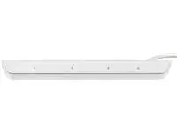 Een Stekkerdoos Brennenstuhl bureau Estilo 6-voudig incl. 2 USB 200cm wit zilver koop je bij Kantoorvakhandel van der Heijde