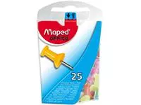 Een Push pins Maped kleur 25st koop je bij De Angelot