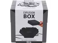 Een Explosion box Creativ Company 12x12x12cm zwart koop je bij L&N Partners voor Partners B.V.