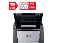 Een Papiervernietiger Rexel Optimum Auto+ 300X P4 snippers 4x26mm koop je bij EconOffice