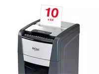 Een Papiervernietiger Rexel Optimum Auto+ 300X P4 snippers 4x26mm koop je bij QuickOffice BV