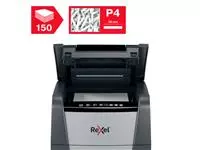 Een Papiervernietiger Rexel Optimum Auto+ 150X P4 snippers 4x28mm koop je bij QuickOffice BV