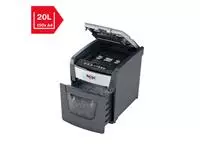 Een Papiervernietiger Rexel Optimum Auto+ 50X P4 snippers 4x28mm koop je bij EconOffice