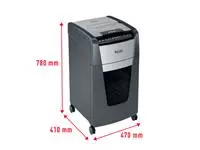 Buy your Paper shredder Rexel Optimum Auto+ 300M P5 shreds 2x15mm at QuickOffice BV