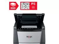 Een Papiervernietiger Rexel Optimum Auto+ 300M P5 snippers 2x15mm koop je bij QuickOffice BV