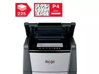 Een Papiervernietiger Rexel Optimum Auto+ 225X P4 snippers 4x26mm koop je bij EconOffice