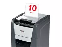 Buy your Paper shredder Rexel Optimum Auto+ 225X P4 shreds 4x26mm at QuickOffice BV