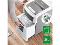 Buy your Paper shredder Leitz IQ Auto+ Small Office 100 P5 shreds 2x15mm at QuickOffice BV