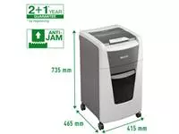 Een Papiervernietiger Leitz IQ Auto+ Office 300 P4 snippers 4x28mm koop je bij QuickOffice BV